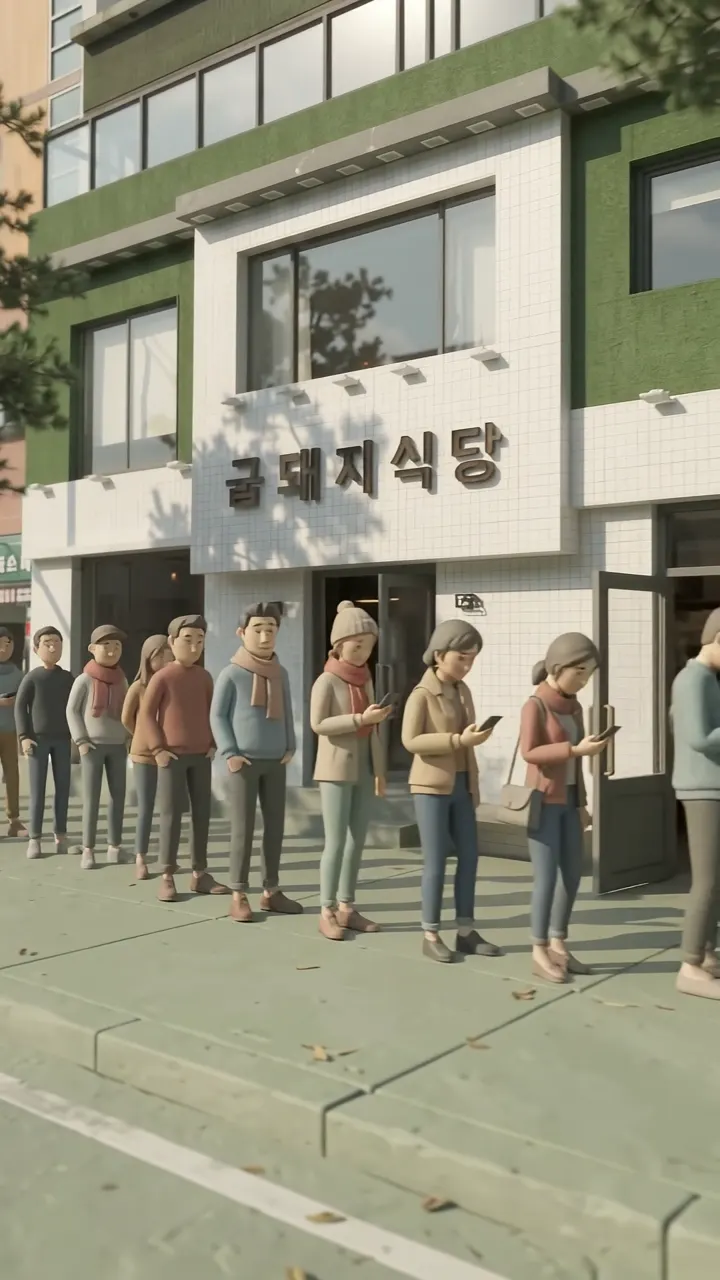 맛집 소개 편의 가게 장면